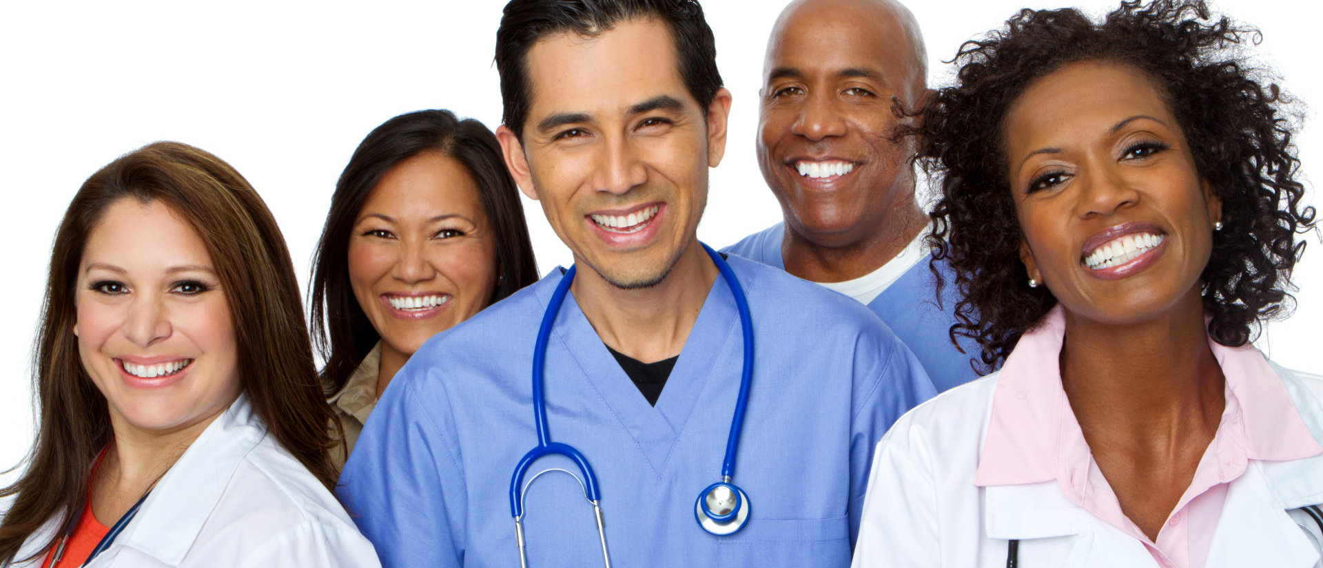 image of medical workers smiling